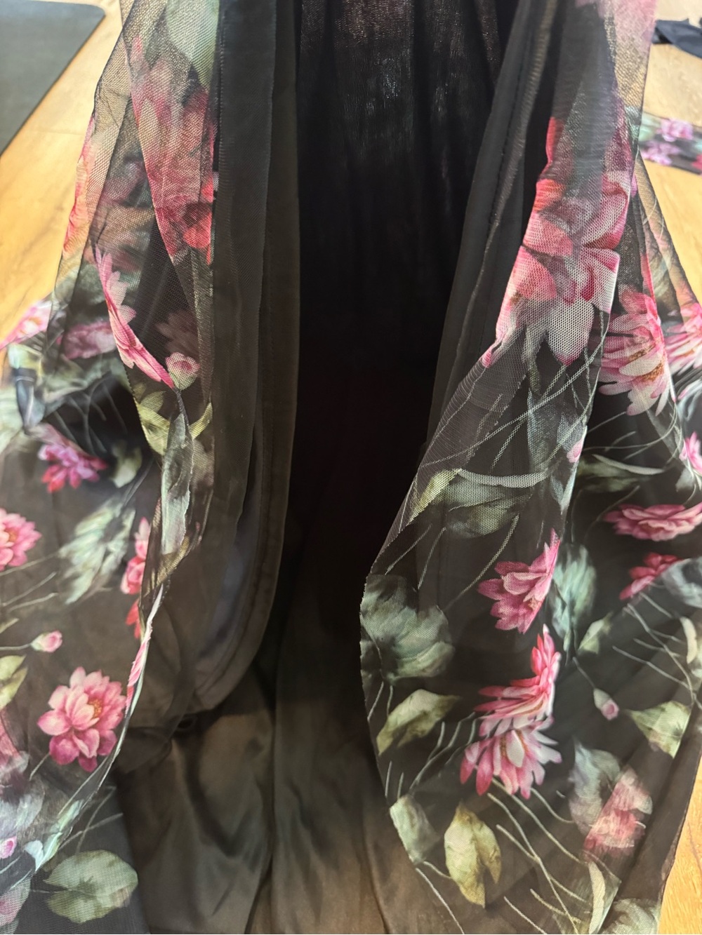 Brand New Baltic Born Women’s Maxi floral dress with mesh sleeves size XL - Picture 10 of 12